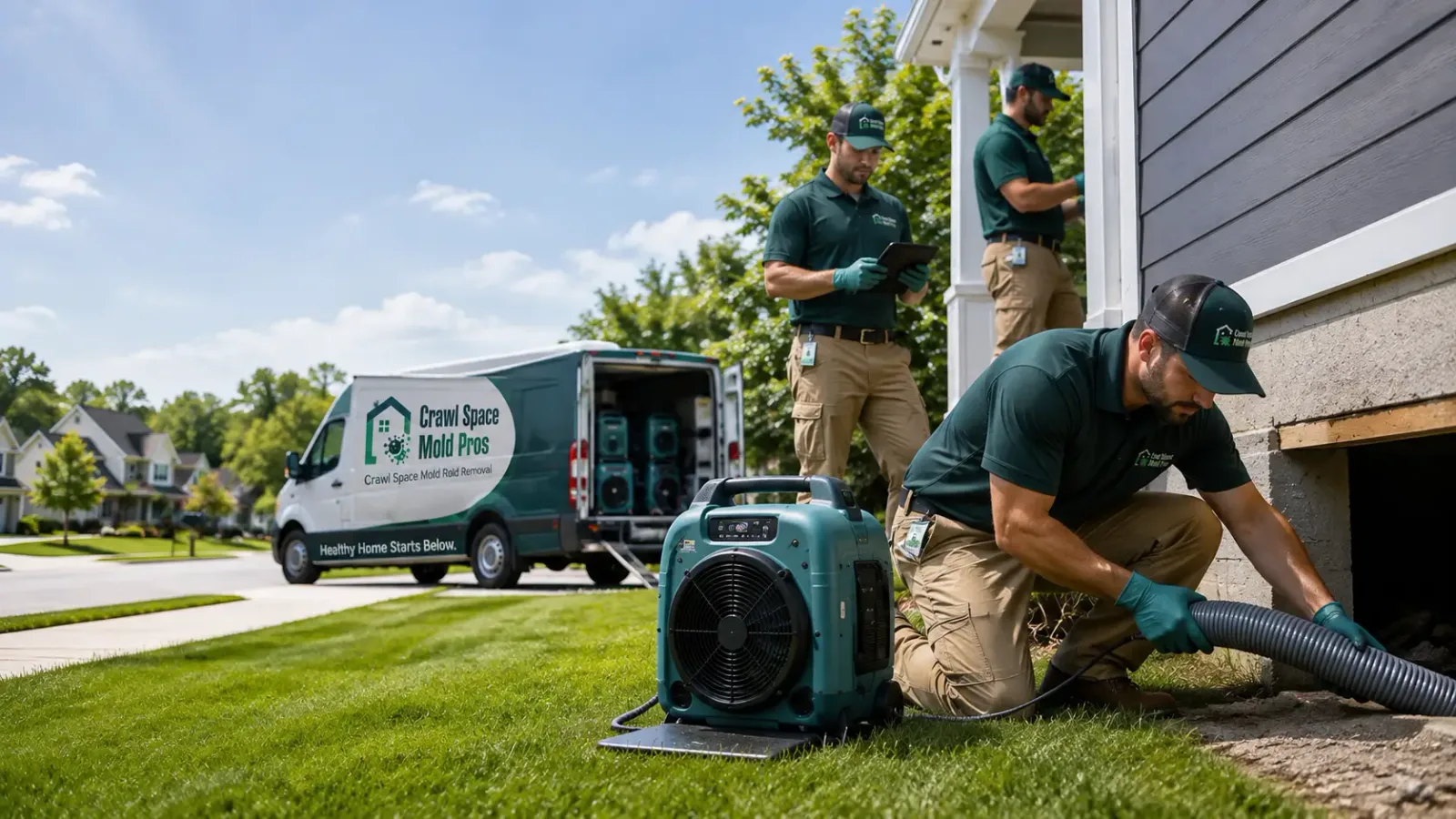Crawl Space Mold Removal in Albany, WI